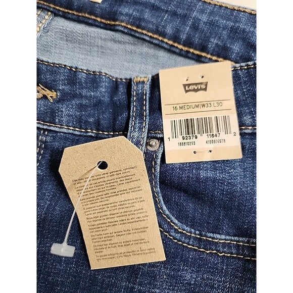 New Levi's Women's Marine Overboar 711 Skinny Jeans (188810293) Size 16M-NWT - Picture 8 of 11